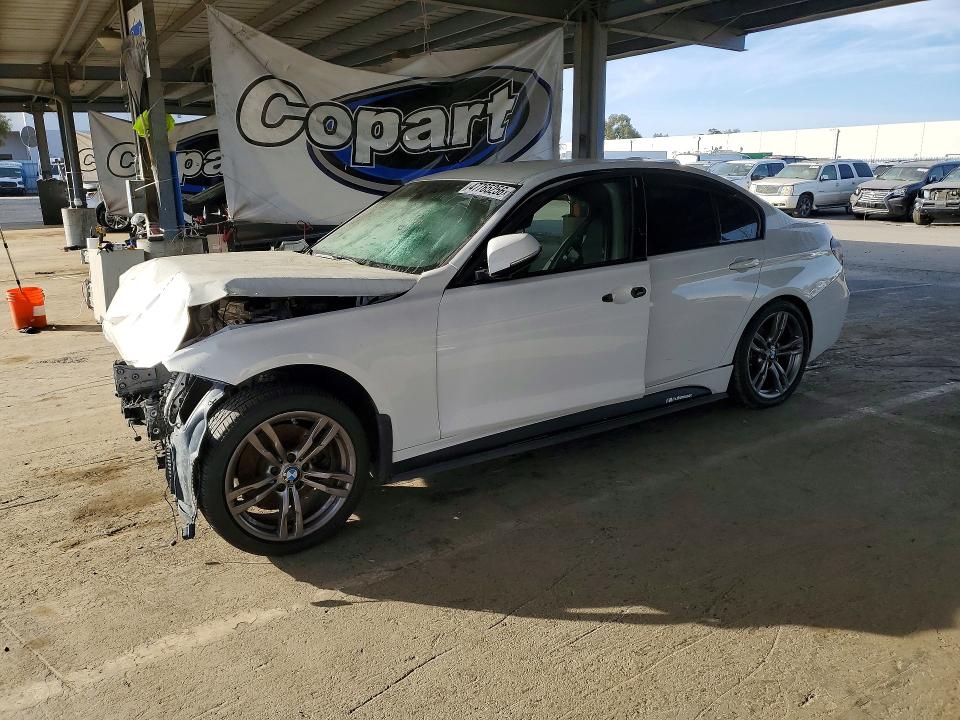 2013 BMW 3 series VIN WBA3C1C5XDF440003 COPART salvage auction — VANDALISM, CA - DIS/DLR/EXP APP FOR DUP SALVAG, sold $200 on 2026-07-07 (photo 1)