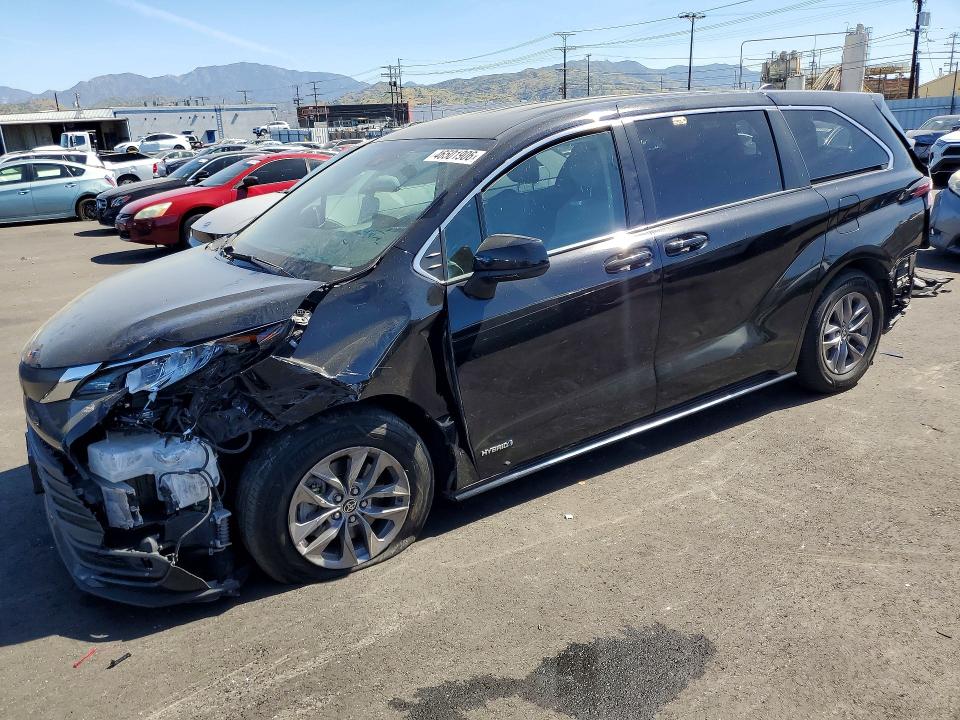2021 VIN 5TDKRKECXMS048105 COPART salvage auction — REAR END, Nv - Salvage Title, sold $5,400 on 2026-07-08 (photo 1)