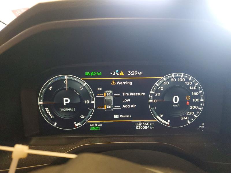 2025 Mitsubishi Outlander VIN JA4T5VA95SZ601034 COPART salvage auction — FRONT END, Pe - Salvage Title, sold $21,300 on 2026-07-23 (photo 9)