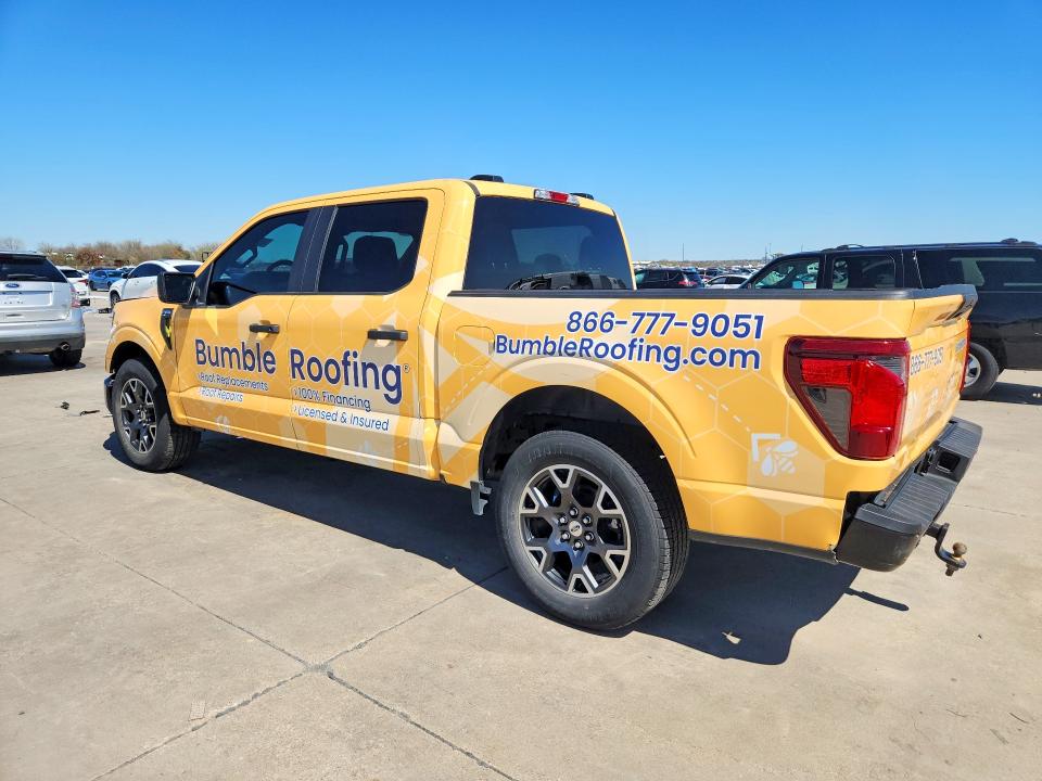 2024 Ford F-150 VIN 1FTEW2KP8RKE70966 COPART salvage auction — REAR END, Tx - Certificate Of Title, sold $15,900 on 2026-07-09 (photo 2)