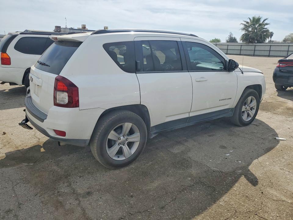 2017 Jeep Compass VIN 1C4NJCBA4HD147260 COPART salvage auction — SIDE, Ca - Salvage Certificate, sold $450 on 2026-07-10 (photo 3)