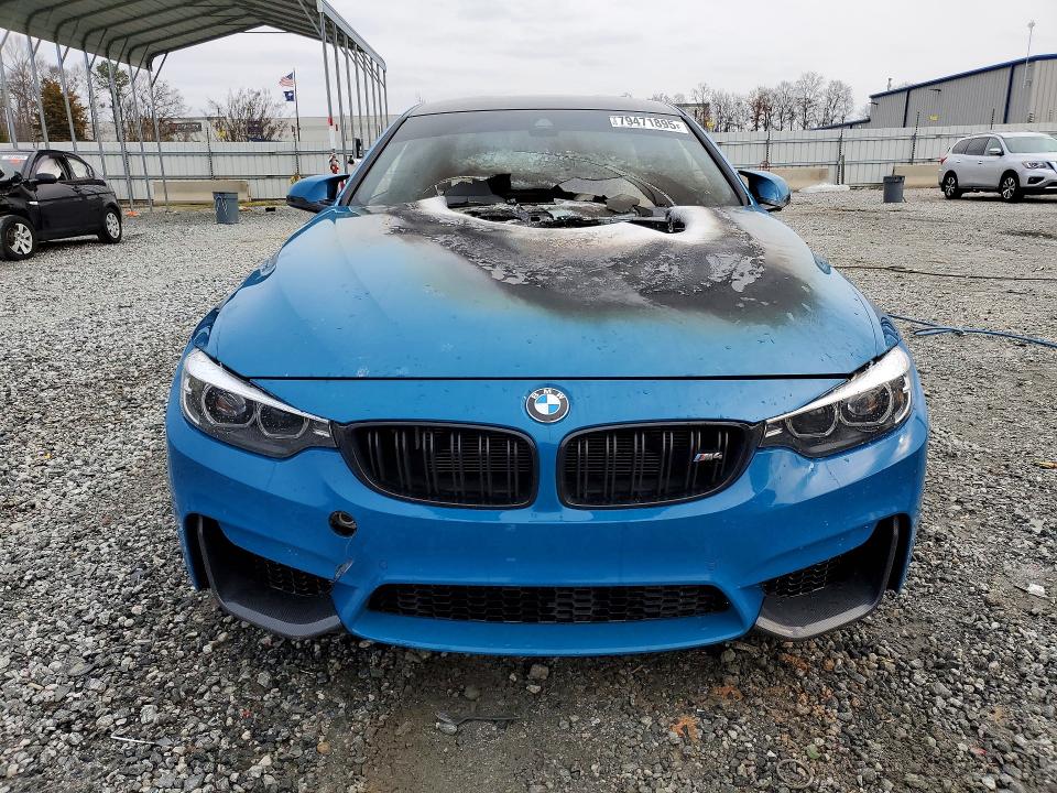 2020 BMW M4 VIN WBS4Y9C08LFJ30239 COPART salvage auction — ENGINE BURN, Sc - Non-Reb & Rem Salvage Title, sold $22,900 on 2026-07-08 (photo 5)