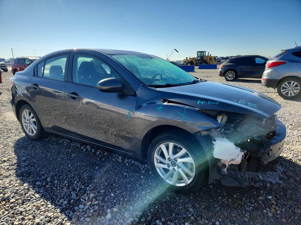 2013 Mazda 3 VIN JM1BL1V74D1825115 COPART salvage auction — FRONT END, Wy - Certificate Of Title, sold $1,150 on 2026-07-16 (photo 4)