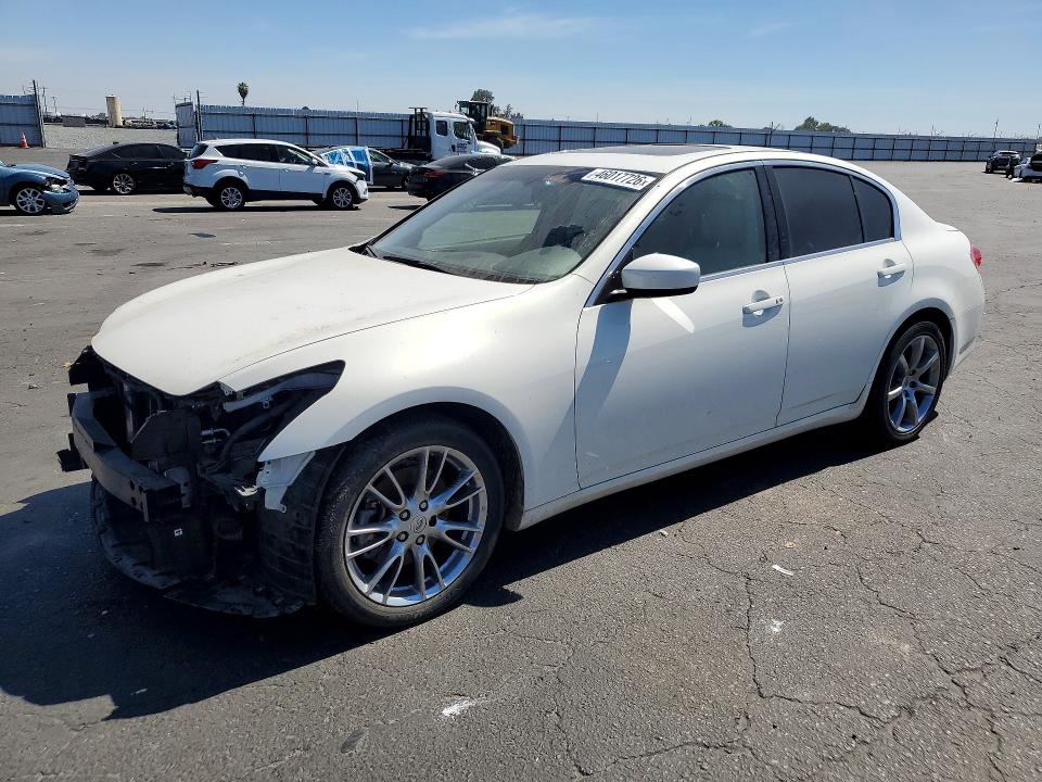 2011 Infiniti G37 VIN JN1CV6AP3BM304743 COPART salvage auction — FRONT END, CA - SALVAGE CERTIFICATE, sold $1,350 on 2026-07-16 (photo 1)