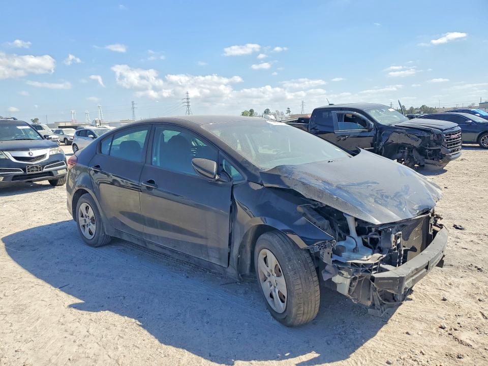 2017 Kia Forte VIN 3KPFK4A74HE158321 COPART salvage auction — FRONT END, Tx - Salvage Vehicle Title (P), sold $1,650 on 2026-07-10 (photo 4)