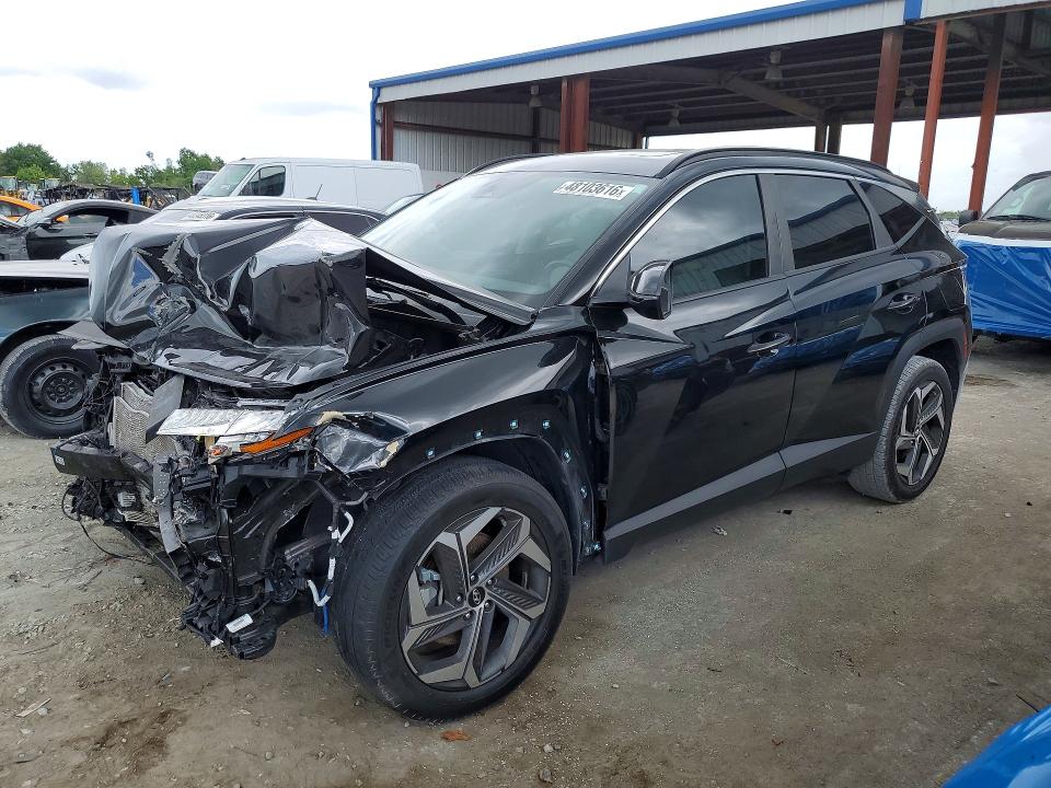 2023 Hyundai Tucson VIN 5NMJFCAE1PH268211 COPART salvage auction — FRONT END, Fl - Certificate Of Destruction, sold $4,550 on 2026-07-31 (photo 1)