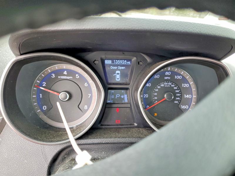 2013 Hyundai Elantra VIN KMHD35LE6DU082808 COPART salvage auction — FRONT END, AL - CERT OF TITLE-SALVAGE TITLE, sold $1,250 on 2026-07-28 (photo 9)