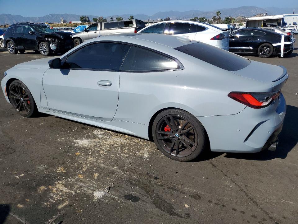 2023 BMW M4 VIN WBA83AP03PCM07354 COPART salvage auction — SIDE, CA, sold $20,800 on 2026-07-22 (photo 2)