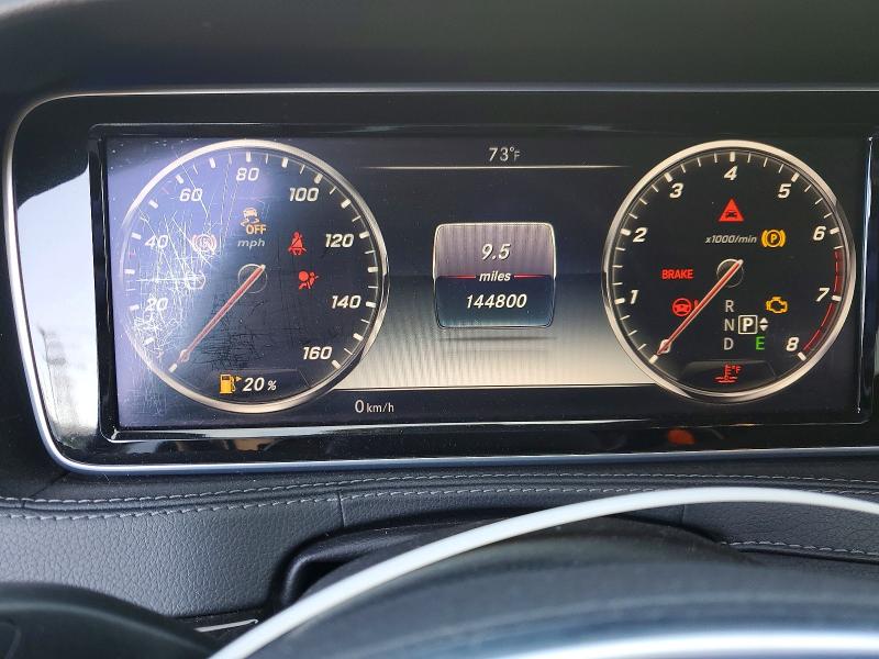 2015 Mercedes-benz S class VIN WDDUG8CB6FA087582 COPART salvage auction — MINOR DENT/SCRATCHES, CA - DIS/DLR/EXP ONLY CLEAN TITLE, sold $5,700 on 2026-07-27 (photo 9)