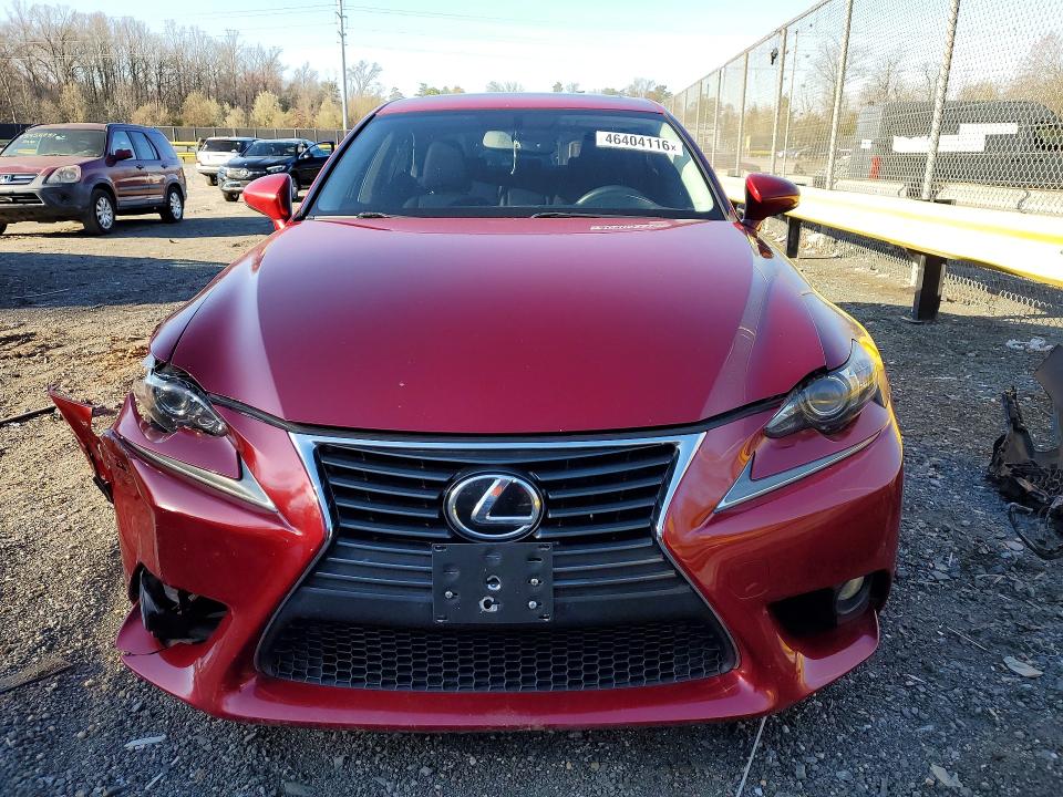2014 Lexus Is VIN JTHBF1D24E5037568 COPART salvage auction — FRONT END, MD - CERT OF SALVAGE > 75% DAMAGE, sold $4,600 on 2026-07-10 (photo 5)