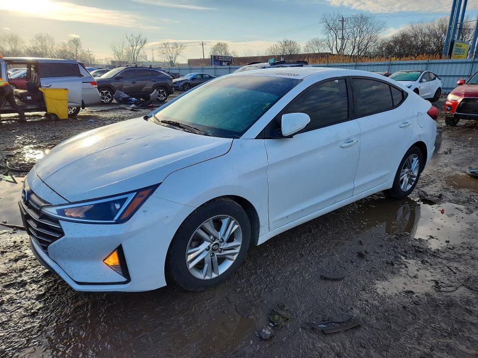 2020 Hyundai Elantra VIN 5NPD84LF0LH632974 COPART salvage auction — HAIL, Il - Salvage Certificate, sold $275 on 2026-06-29 (photo 1)