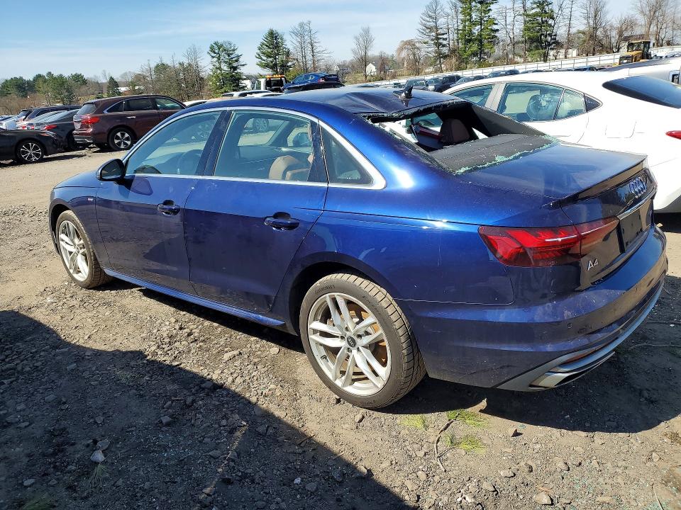 2021 Audi A4 VIN WAUEAAF48MN011773 COPART salvage auction — ROOF, Id - Salvage Certificate Of Title, sold $8,300 on 2026-07-27 (photo 2)