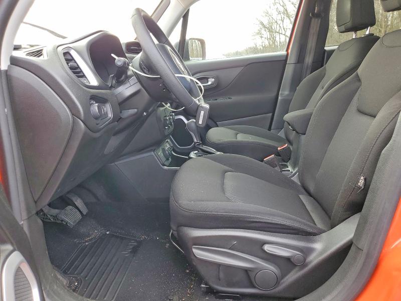 2018 Jeep Renegade VIN ZACCJBAB3JPH50770 COPART salvage auction — REAR END, Salvage Title, sold $350 on 2026-07-21 (photo 7)