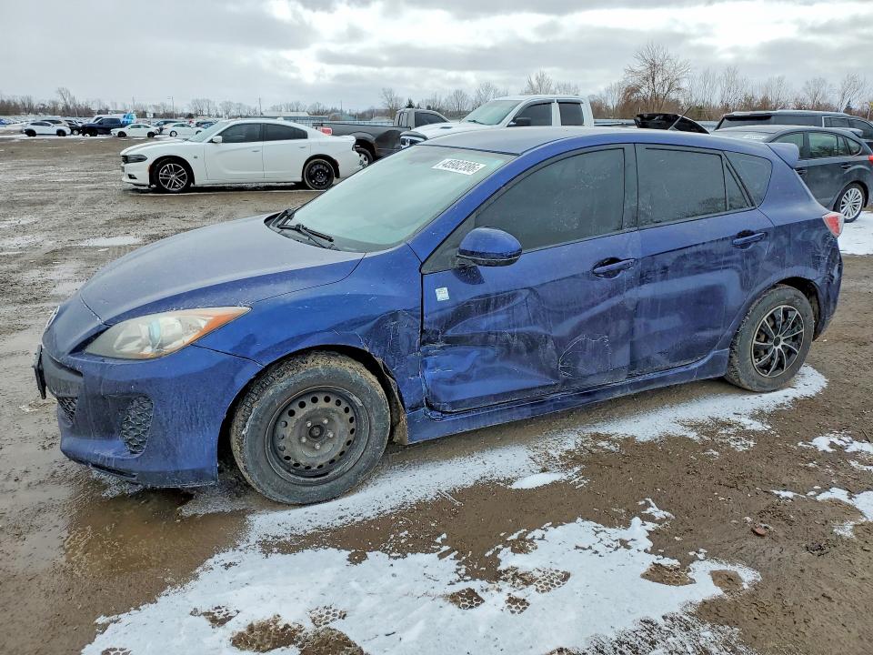 2012 Mazda 3 VIN JM1BL1L77C1637898 COPART salvage auction — FRONT END, On - Permit Salvage, sold $200 on 2026-07-30 (photo 1)