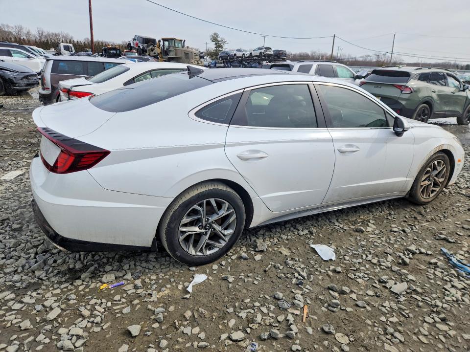 2021 Hyundai Sonata VIN 5NPEF4JA0MH105133 COPART salvage auction — REAR END, Md - Cert Of Salvage > 75% Damage, sold $4,000 on 2026-07-04 (photo 3)