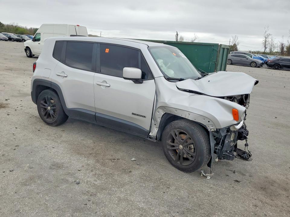 2018 Jeep Renegade VIN ZACCJABB0JPH07657 COPART salvage auction — FRONT END, Fl - Cert Of Title Slvg Rebuildable, sold $425 on 2026-08-05 (photo 4)