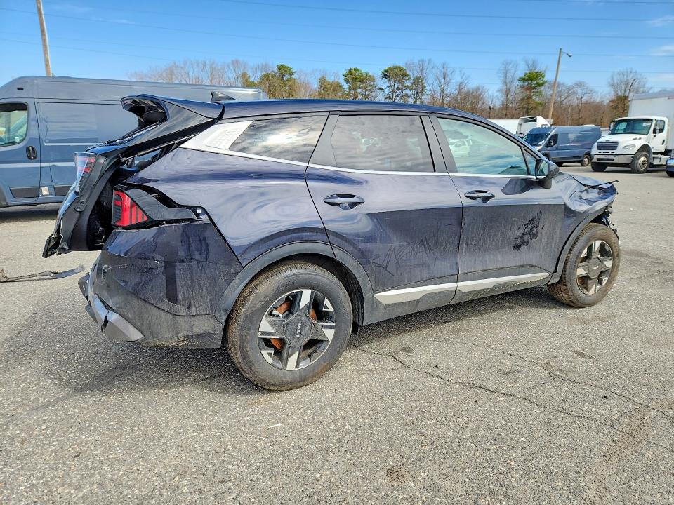 2026 Kia Sportage VIN 5XYK23DF8TG381629 COPART salvage auction — FRONT END, Nj - Cert Of Title-Salvage, sold $3,650 on 2026-07-14 (photo 3)