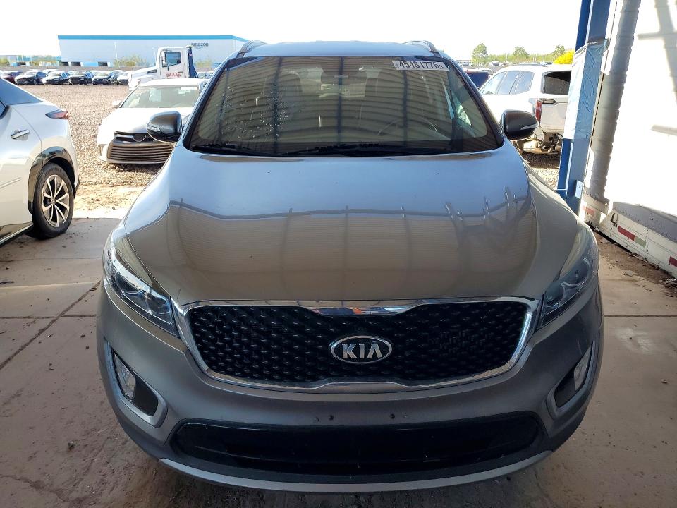 2016 Kia Sorento VIN 5XYPH4A10GG056997 COPART salvage auction — REAR END, Salvage Title, sold $2,200 on 2026-07-23 (photo 5)