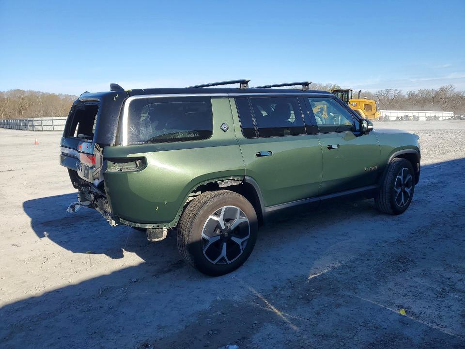 2024 Rivian VIN 7PDSGABA0RN033315 COPART salvage auction — REAR END, Nc - Salvage Certificate Of Title, sold $27,500 on 2026-07-08 (photo 3)