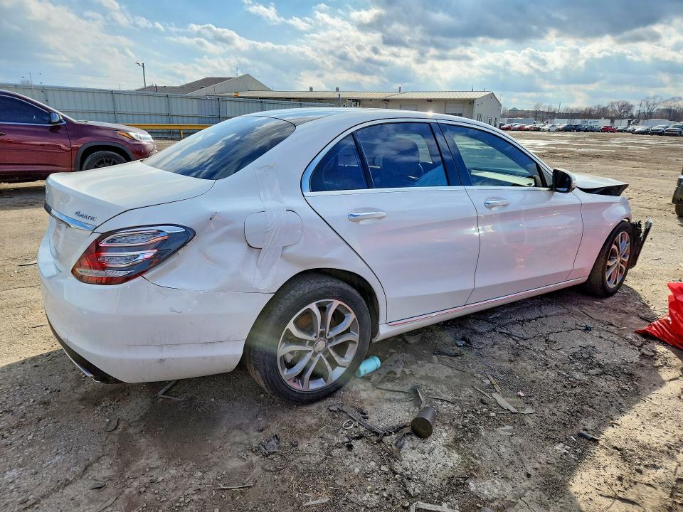 2015 Mercedes-benz C-klasse VIN 55SWF4KB1FU052762 COPART salvage auction — FRONT END, In - Cert Of Title-Salvage Title, sold $775 on 2026-07-27 (photo 3)