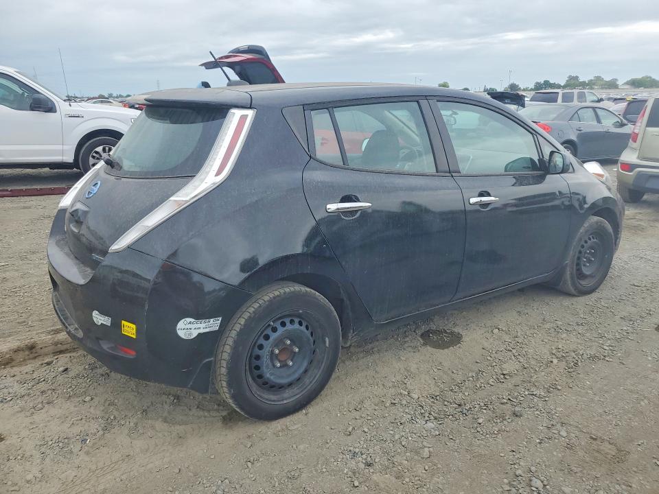 2016 Nissan Leaf VIN 1N4BZ0CP8GC313643 COPART salvage auction — FRONT END, Ca - Cert Of Title-Salvaged (P), sold $10 on 2026-07-02 (photo 3)