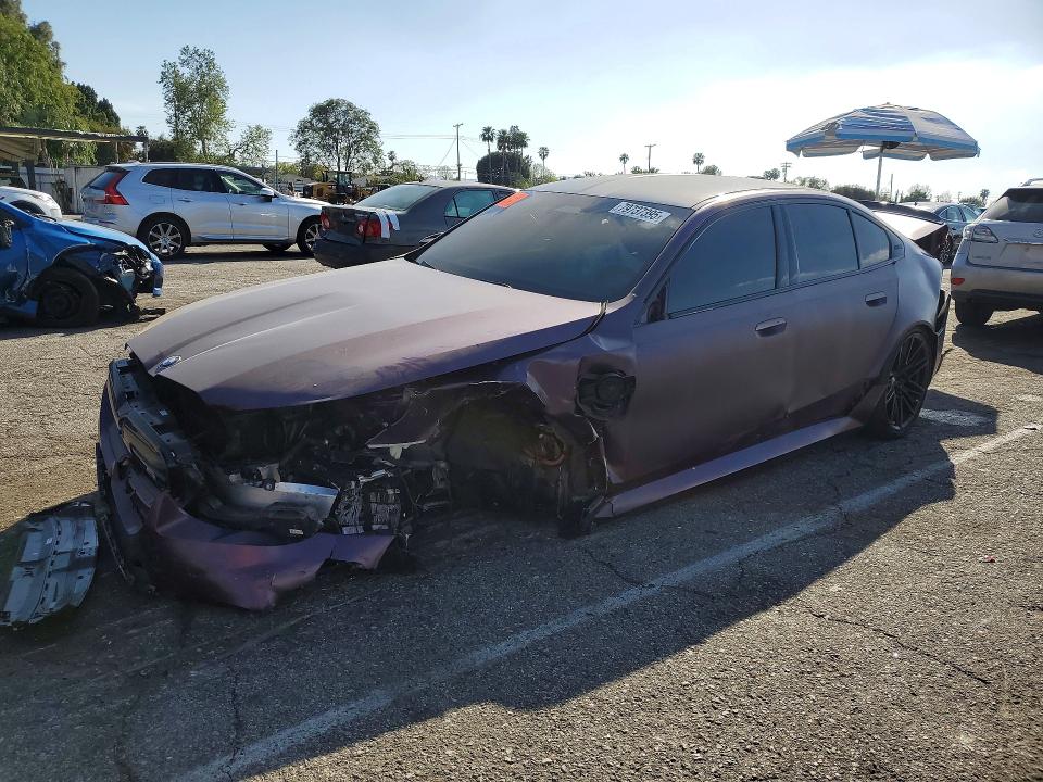 2025 BMW M5 VIN WBS83FK00SCU35556 — COPART salvage auction photo
