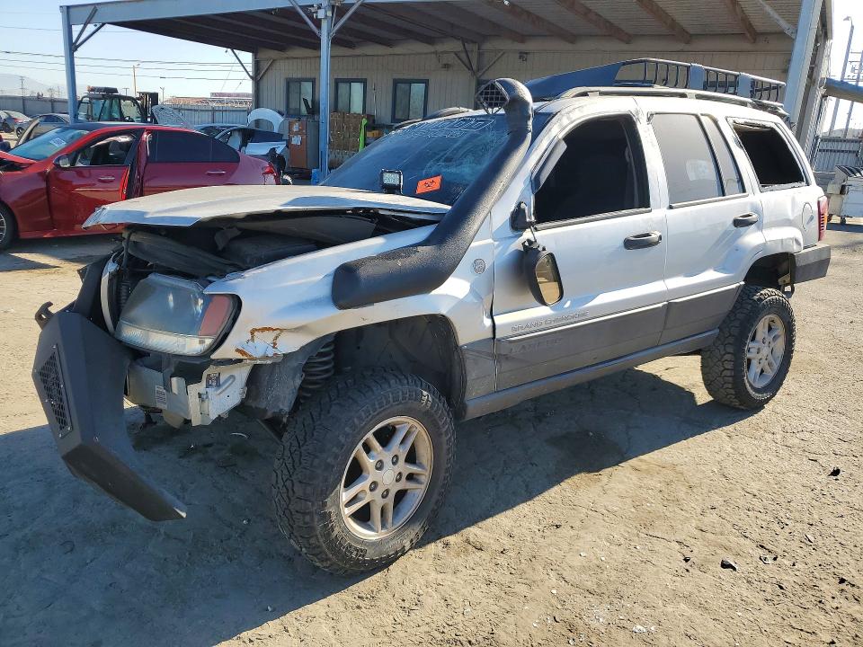2004 Jeep Cherokee VIN 1J4GW48S14C363741 COPART salvage auction — FRONT END, Ca - Salvage Certificate, sold $200 on 2026-07-09 (photo 1)