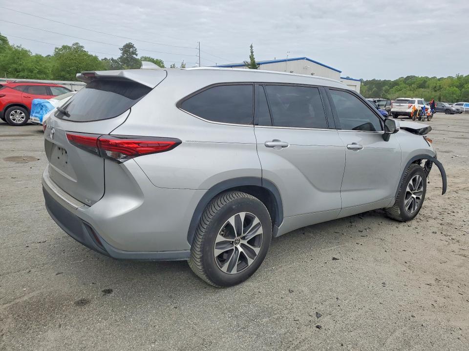2021 Toyota VIN 5TDGZRAH7MS074094 COPART salvage auction — FRONT END, Sc - Cert Of Title-Salvage, sold $15,000 on 2026-07-06 (photo 3)