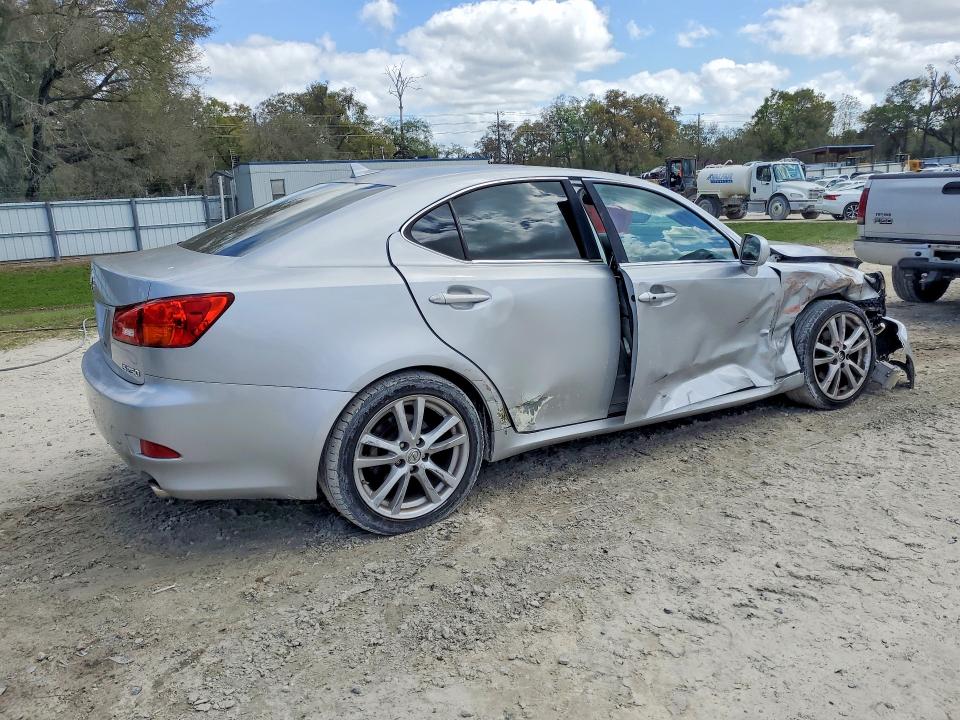 2007 Lexus Is VIN JTHBK262872052058 COPART salvage auction — FRONT END, Fl - Cert Of Title Slvg Rebuildable, sold $375 on 2026-07-14 (photo 3)