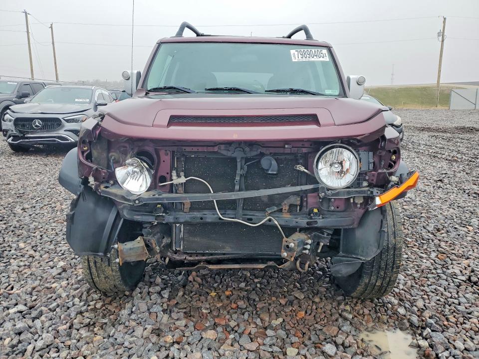 2007 Toyota Fj cruiser VIN JTEBU11F570078060 COPART salvage auction — FRONT END, In - Cert Of Title-Salvage Title, sold $3,200 on 2026-07-21 (photo 5)