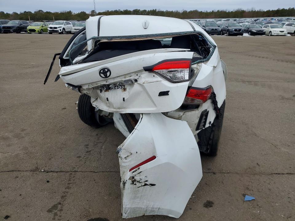2020 Toyota Corolla VIN 5YFS4RCE3LP029348 COPART salvage auction — ALL OVER, Ny - Mv907A-Parts Only, sold $950 on 2026-07-20 (photo 6)
