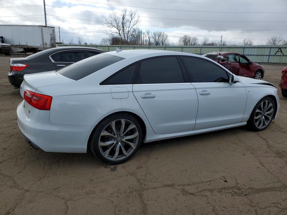 2014 Audi A6 VIN WAUHMAFC6EN078840 COPART salvage auction — FRONT END, OH - CERT OF TITLE-SALVAGE, sold $1,000 on 2026-07-10 (photo 3)