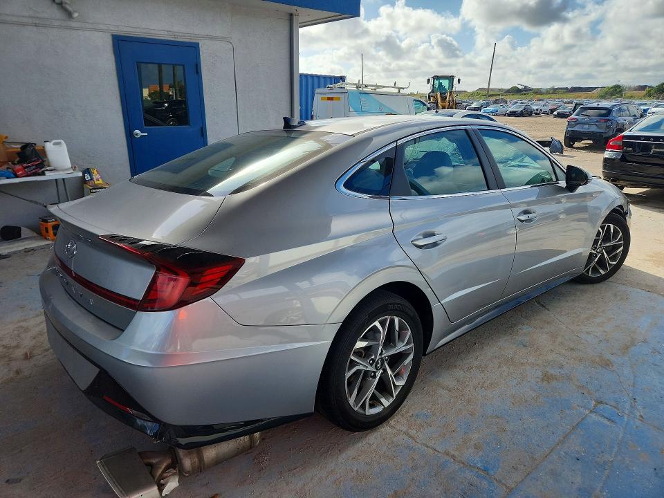 2020 Hyundai Sonata VIN 5NPEL4JA6LH010907 COPART salvage auction — FRONT END, Salvage Title, sold $1,950 on 2026-07-09 (photo 3)