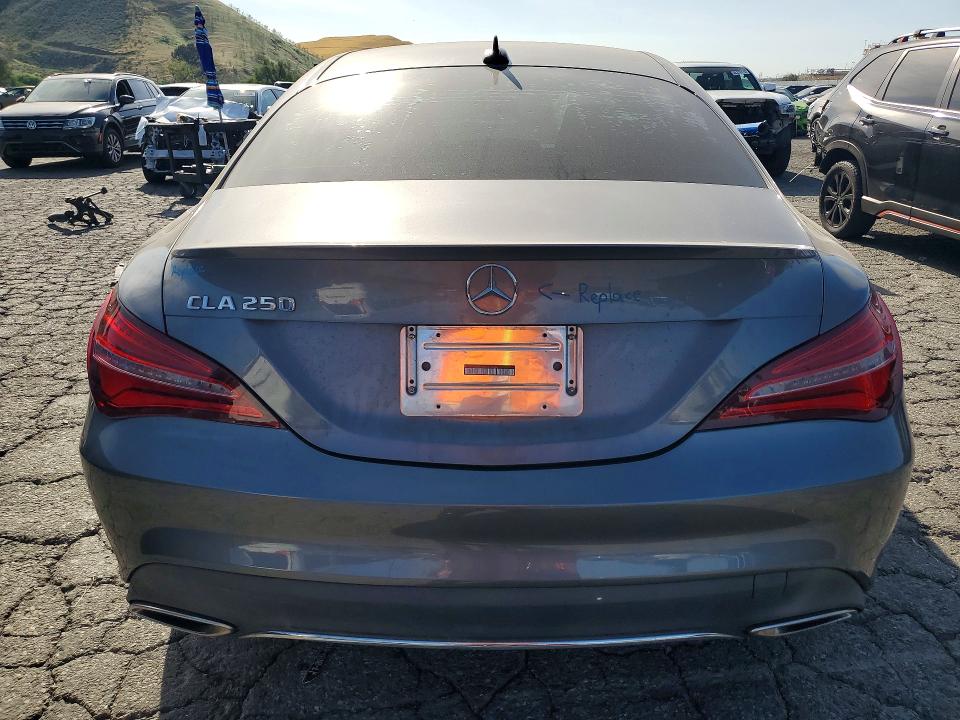 2018 Mercedes-benz Cla-klasse VIN WDDSJ4EBXJN557046 COPART salvage auction — REAR END, Ca - Salvage Certificate, sold $2,600 on 2026-08-03 (photo 6)
