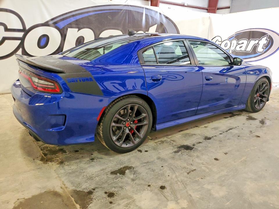 2022 Dodge Charger VIN 2C3CDXCT2NH157794 COPART salvage auction — MINOR DENT/SCRATCHES, TN - CERTIFICATE OF TITLE, sold $21,750 on 2026-07-09 (photo 3)