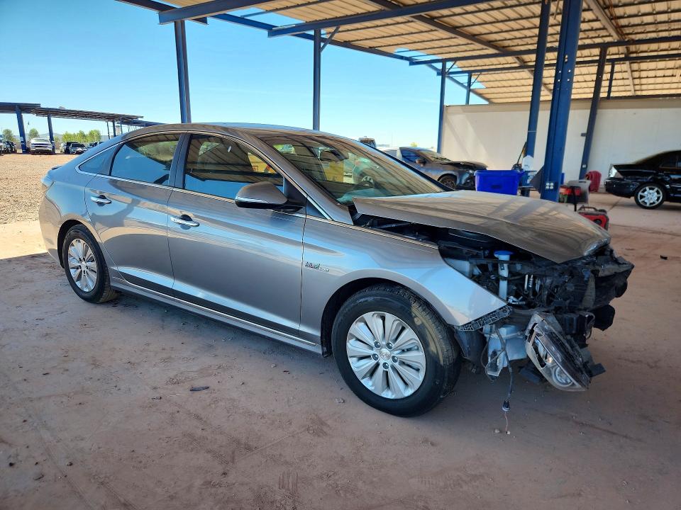 2017 Hyundai Sonata VIN KMHE24L35HA071077 COPART salvage auction — FRONT END, Az - Cert Of Title - Salvage, sold $975 on 2026-07-07 (photo 4)