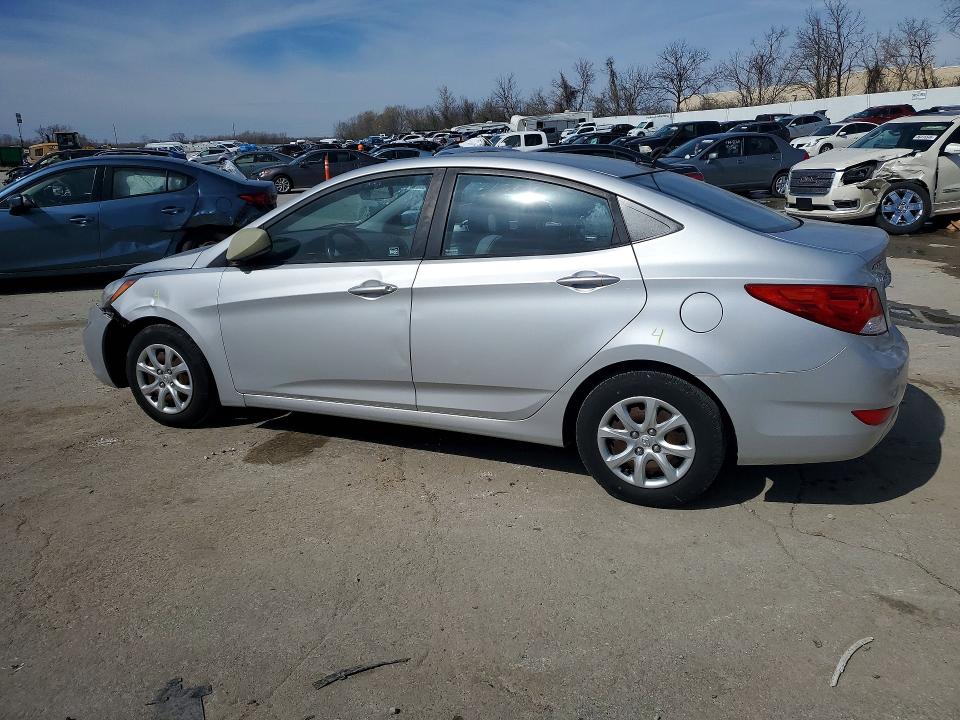 2013 Hyundai Accent VIN KMHCT4AE6DU554305 COPART salvage auction — FRONT END, Mo - Salvage Certificate Of Title, sold $750 on 2026-07-24 (photo 2)