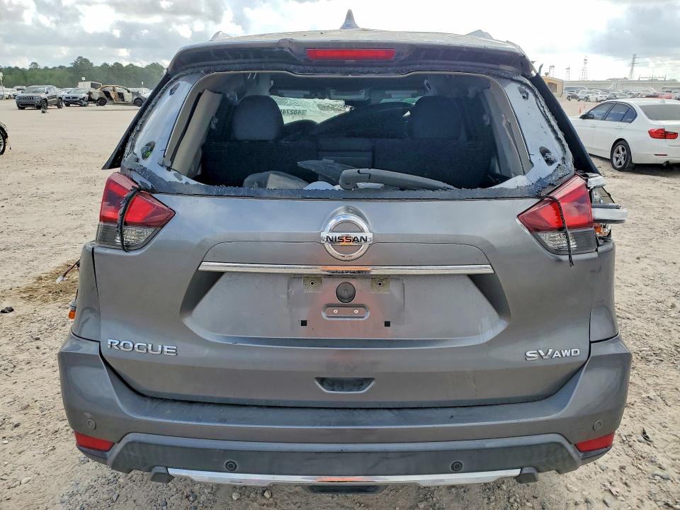 2019 Nissan Rogue VIN KNMAT2MV3KP502055 COPART salvage auction — ROLLOVER, Tx - Salvage Vehicle Title, sold $1,400 on 2026-07-10 (photo 6)