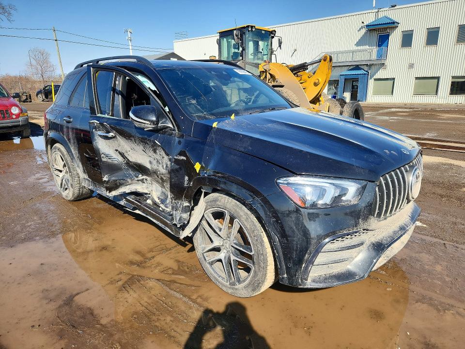 2021 Mercedes-benz Gle VIN 4JGFB6BB7MA438810 COPART salvage auction — SIDE, Salvage Title, sold $10,300 on 2026-08-11 (photo 4)