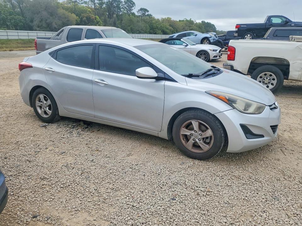 2014 Hyundai Elantra VIN KMHDH4AE9EU067977 COPART salvage auction — MECHANICAL, Fl - Cert Of Title Slvg Rebuildable, sold $250 on 2026-07-21 (photo 4)