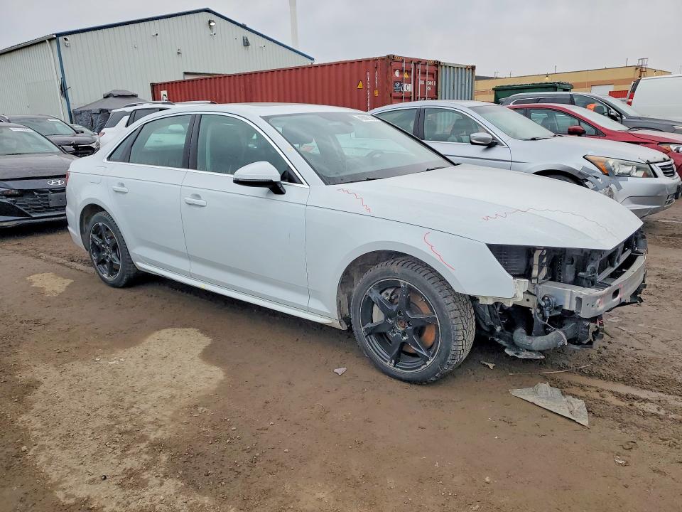 2018 Audi A4 VIN WAUANAF44JN018430 COPART salvage auction — FRONT END, Salvage Title, sold $6,200 on 2026-07-09 (photo 4)
