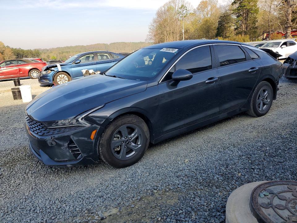 2023 Kia K5 VIN 5XXG14J21PG175823 COPART salvage auction — REAR END, Nc - Salvage Certificate Of Title, sold $3,750 on 2026-07-16 (photo 1)