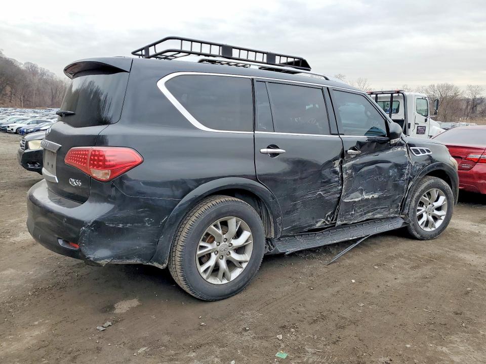 2011 Infiniti Qx56 VIN JN8AZ2NE0B9001131 COPART salvage auction — SIDE, Ny - Certificate Of Title, sold $1,600 on 2026-07-30 (photo 3)