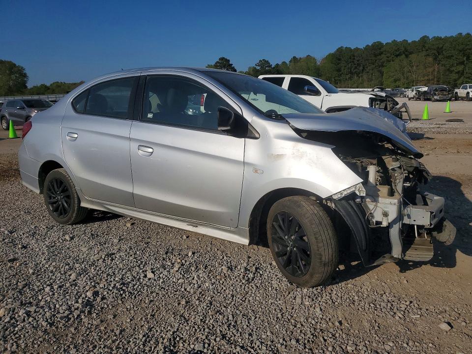 2020 Mitsubishi Mirage VIN ML32F4FJ6LHF01260 COPART salvage auction — FRONT END, MS, sold $375 on 2026-07-10 (photo 4)