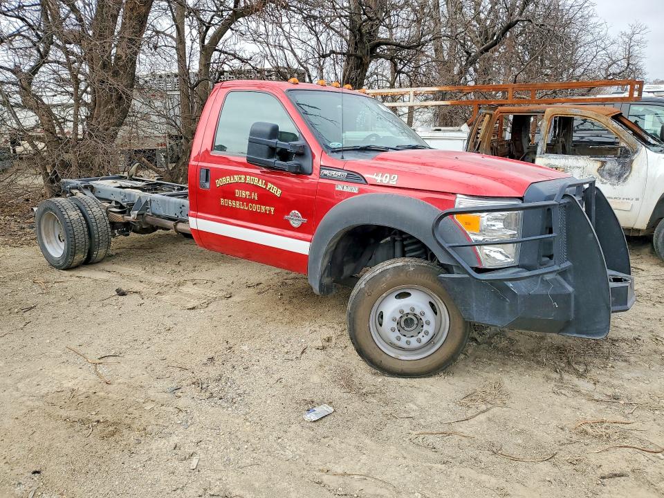 2013 Ford F550 VIN 1FDGF5HT5DEA42273 COPART salvage auction — FRONT END, Ks - Cert Of Title-Salvage, sold $80 on 2026-07-08 (photo 4)