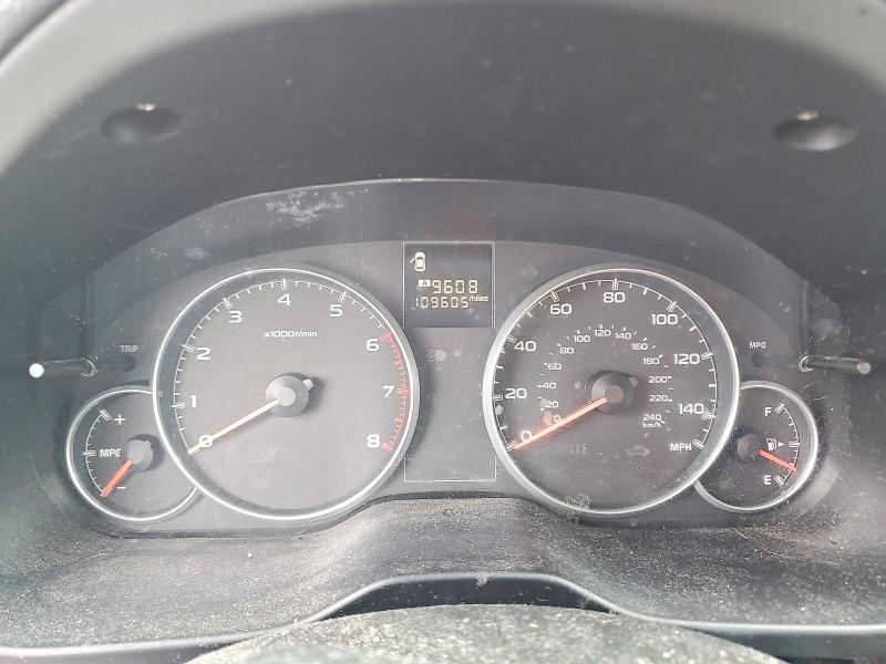 2013 Subaru LEGACY VIN 4S3BMBG66D3045130 COPART salvage auction — FRONT END, Wv - Salvage Certificate, sold $725 on 2026-07-02 (photo 9)