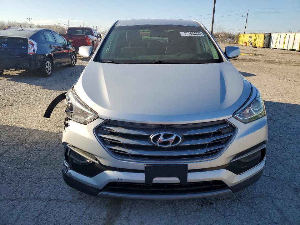 2017 Hyundai Santa fe VIN 5XYZT3LB9HG409374 COPART salvage auction — FRONT END, In - Cert Of Title-Salvage Title, sold $2,350 on 2026-07-28 (photo 5)