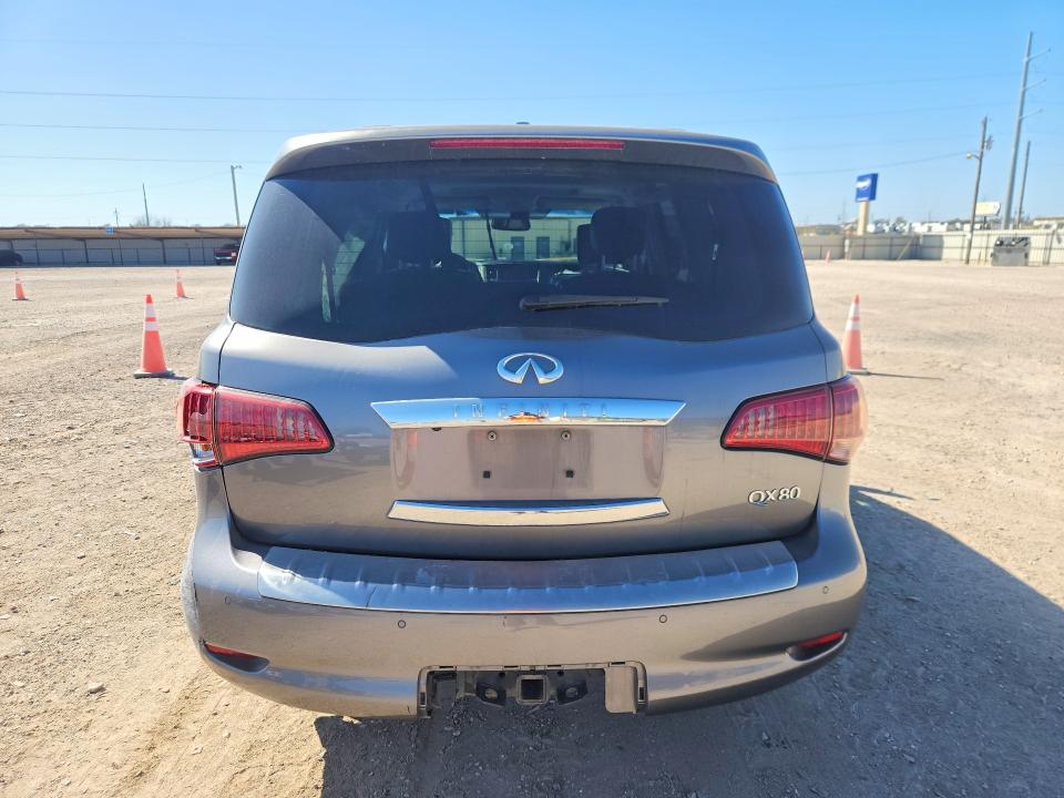 2015 Infiniti Qx80 VIN JN8AZ2NF9F9571630 COPART salvage auction — FRONT END, Tx - Salvage Vehicle Title, sold $30 on 2026-07-29 (photo 6)