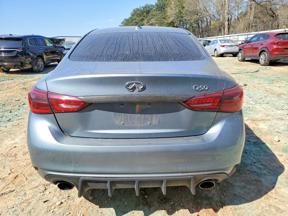 2019 Infiniti Q50 VIN JN1EV7AP3KM542994 COPART salvage auction — FRONT END, Ga - Cert Of Title-Salvage, sold $3,750 on 2026-07-28 (photo 6)