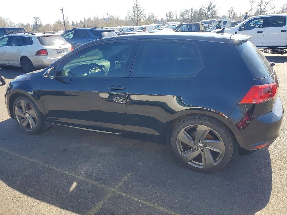 2015 Volkswagen Golf VIN 3VW817AU8FM023510 COPART salvage auction — MECHANICAL, Or - Certificate Of Title, sold $1,800 on 2026-07-08 (photo 2)